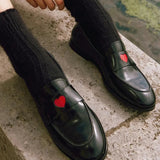 MOCASSINO CLASSICO CON DETTAGLIO CUORE