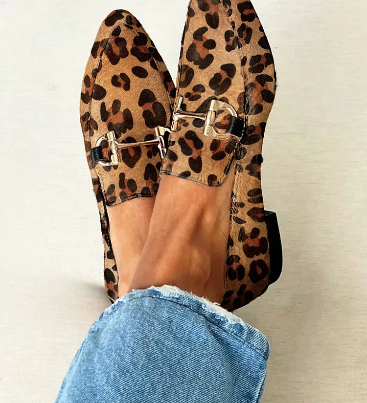 Mocassini Eleganti Leopardo