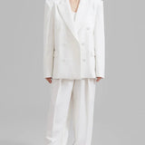 Sofia | Blazer Bianco Oversize Doppiopetto