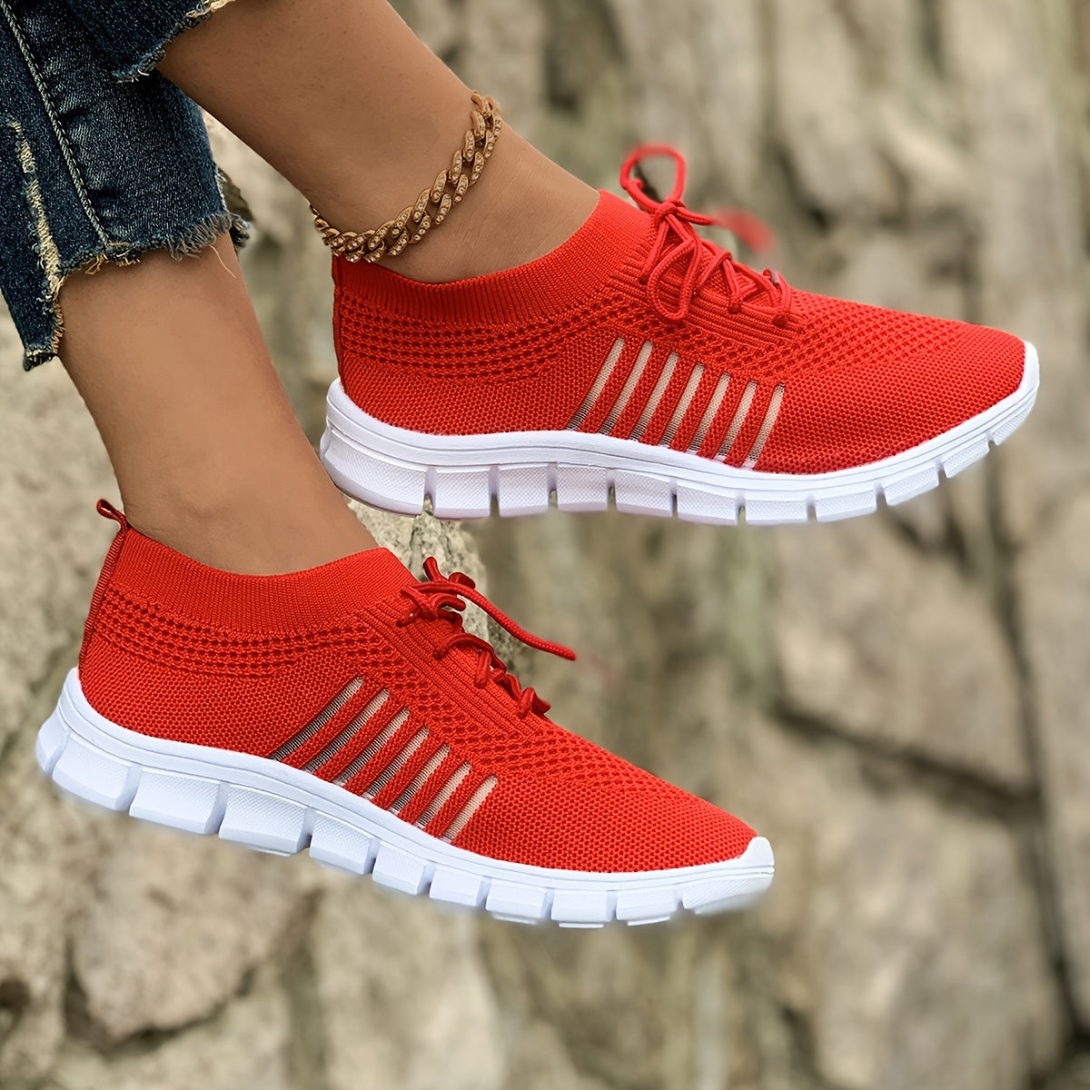 Sneakers con Suola Segmentata