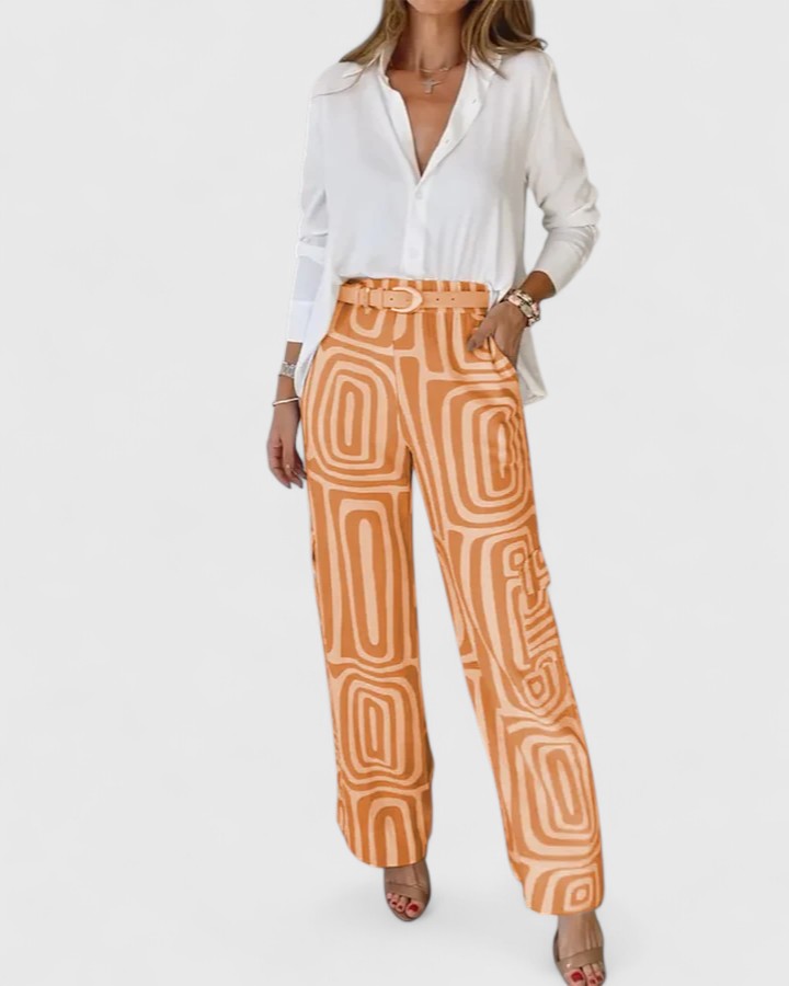 Kira | Elegante Completo a Due Pezzi con Cintura Gratuita Inclusa