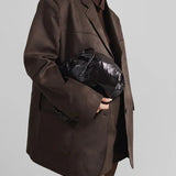 Sofia | Blazer Marrone in Suede Oversize