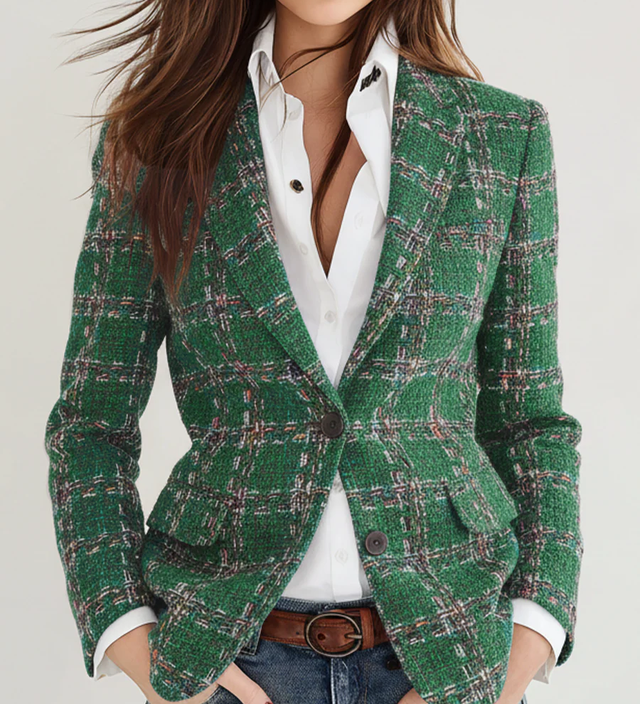 Blazer vintage a quadri