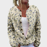 Beatrice - Cardigan Floreale Autunnale