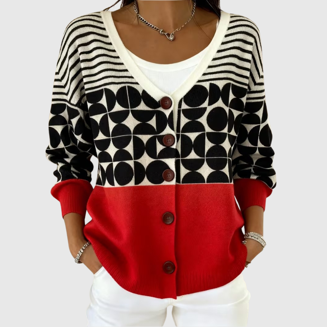 Giacca in Maglia con Bottoni