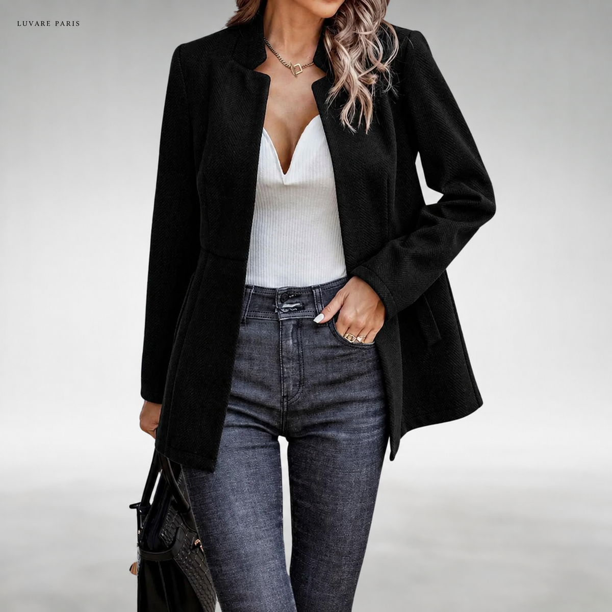 Blazer con Linea Avvitata