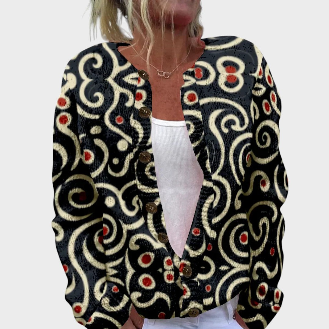 Alice - Cardigan Arabesco Autunnale