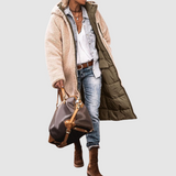 Laura - Cappotto invernale con taglio reversibile