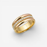 Sarah - Anello Vintage in Zirkonia Incastonata
