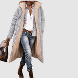 Laura - Cappotto invernale con taglio reversibile