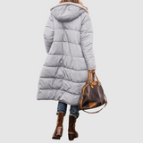 Laura - Cappotto invernale con taglio reversibile