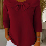 Madelena™ | Donna Maglia con Fiocco