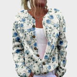 Anna - Cardigan Floreale Autunnale