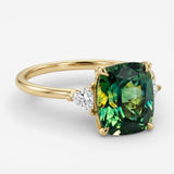 Lycka - Anello in Oro con Zirconia Verde