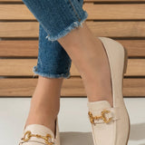 MOCASSINO ELEGANTE CON FIBBIA DORATA