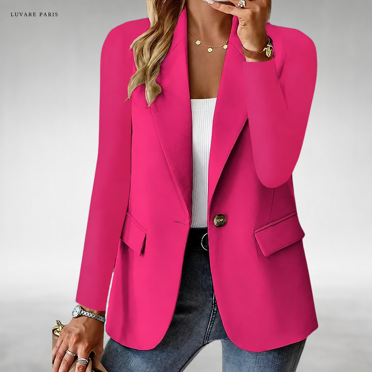 Blazer con Rever Lunghi