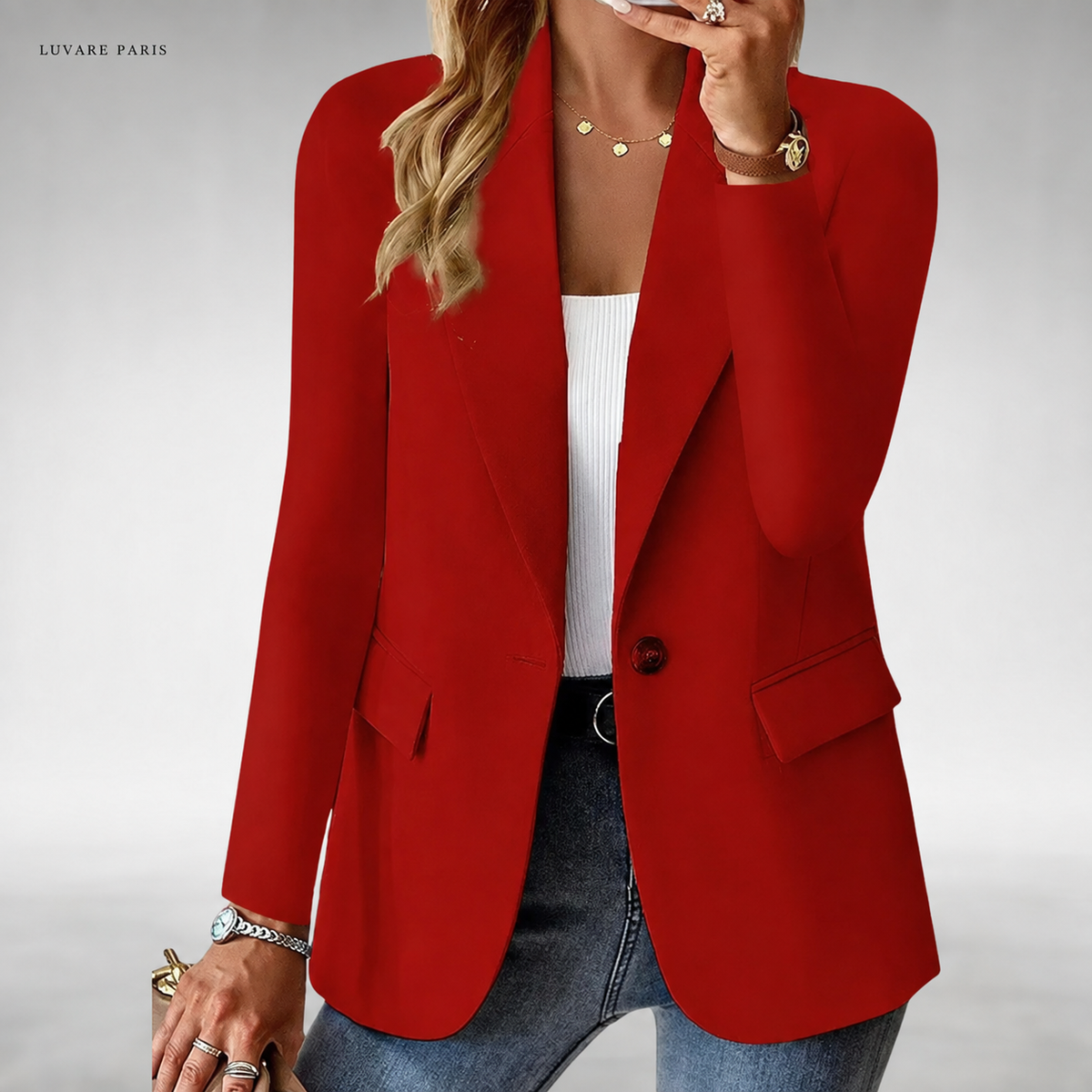 Blazer con Rever Lunghi
