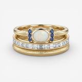 Oprah - Set di Anelli Vintage in Oro