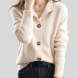 Stéphanie | Cardigan in Cashmere Stile Retro
