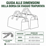 Borsa da viaggio imbottita con fantasia viaggio retrò NCU0PT8928