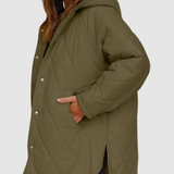 Kristýna - Cappotto invernale oversize con cappuccio