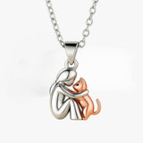 Collana con pendente a forma di gatto