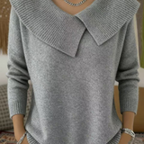 Giuliana™ | Maglia Calda con Colletto Morbido