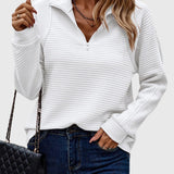 Christine | Maglione elegante con zip a metà