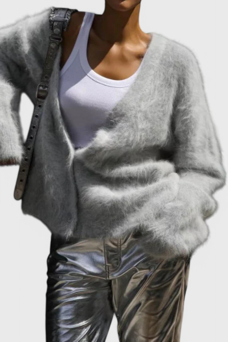 Federica | Cardigan in Mistura di Cashmere Morbido