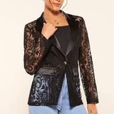 Féline - Blazer di pizzo di lusso