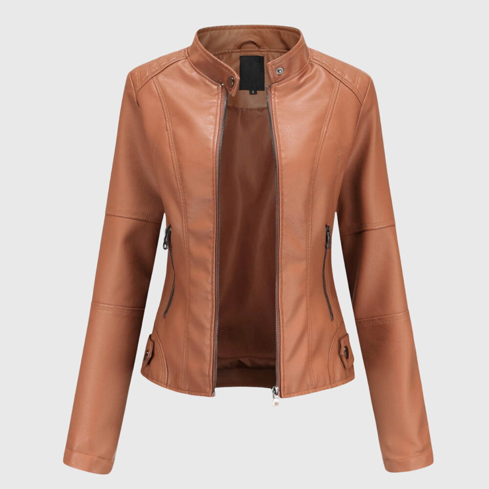 Giacca in Pelle Elegante per Donne