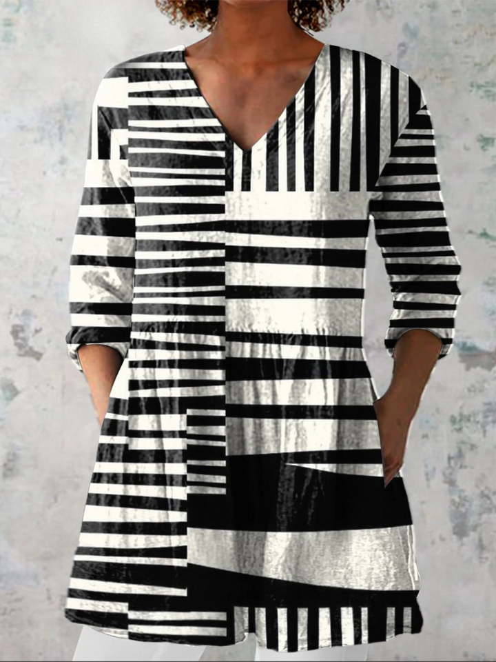 Alessia | Blusa lunga a V