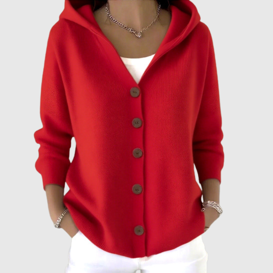 Giacca in Maglia con Cappuccio