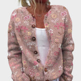 Laura - Cardigan Floreale Autunnale