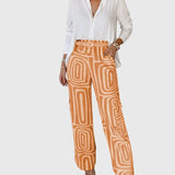 Emilia | Pantaloni Eleganti con Blusa e Cintura Inclusi