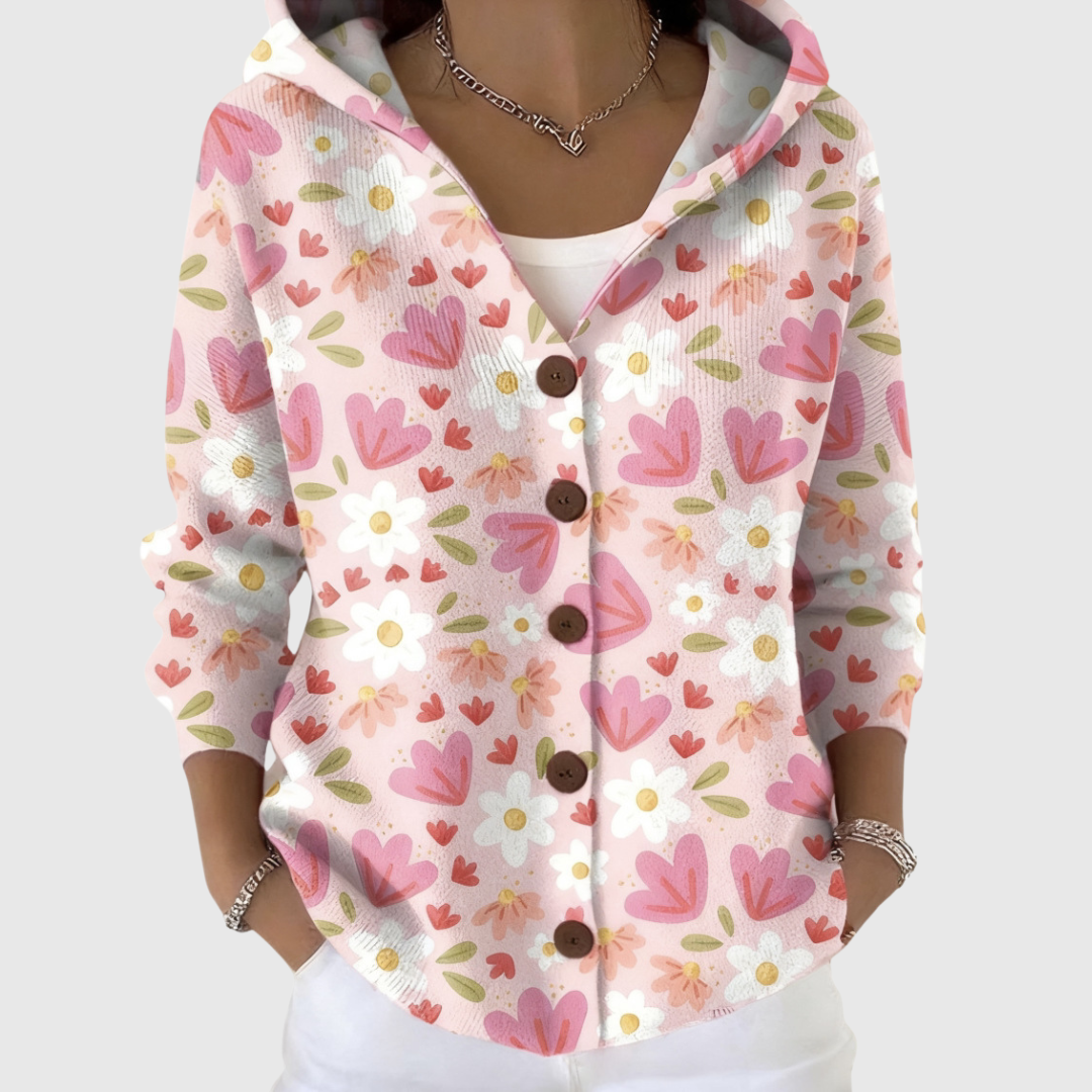 Giacca in Maglia con Cappuccio