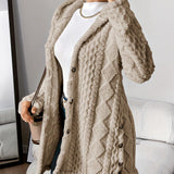 ANGELA™ | CARDIGAN CON CAPPUCCIO