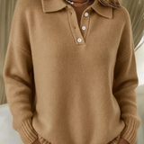 Amalia™ | Maglione polo casual da tutti i giorni
