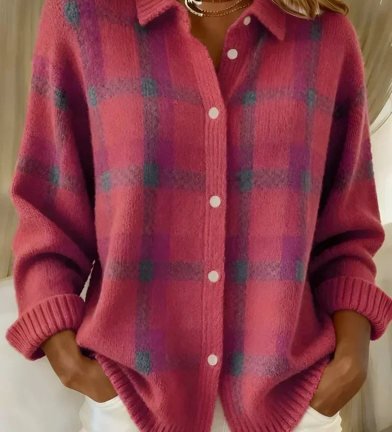 Cardigan a Quadri