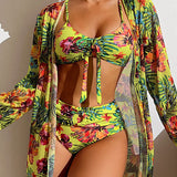 Glenda | Bikini con gonnellino floreale