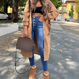 Rita - Felpa con Cappuccio Lunga ed Elegante