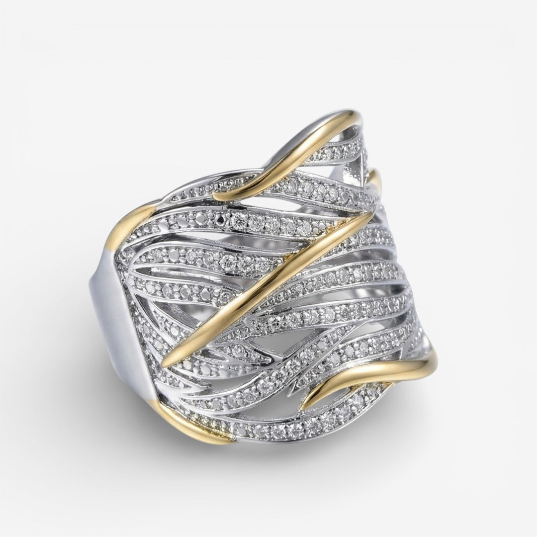 Anello Intrecciato Elegante Flerlagers