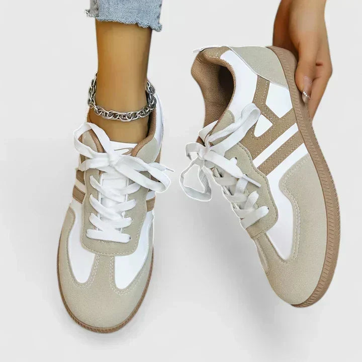 Sneakers Rétro con Bande Laterali