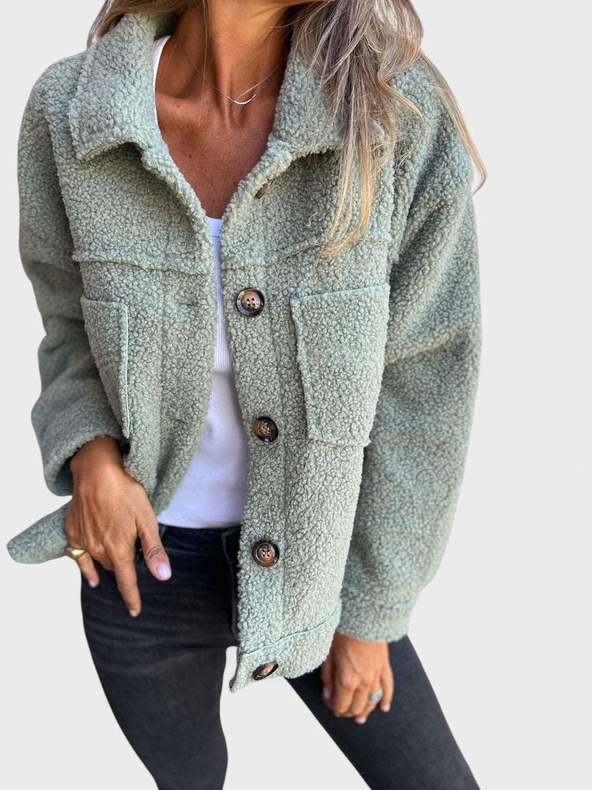 Accogliente cappotto testurizzato