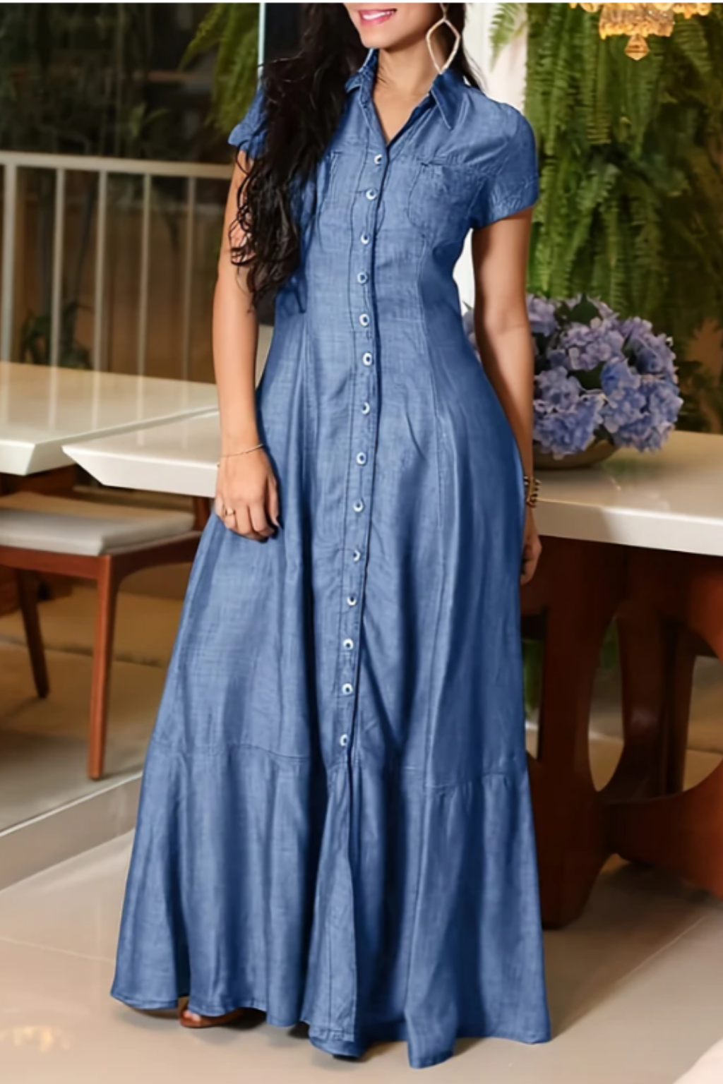 Abito Lungo in Denim