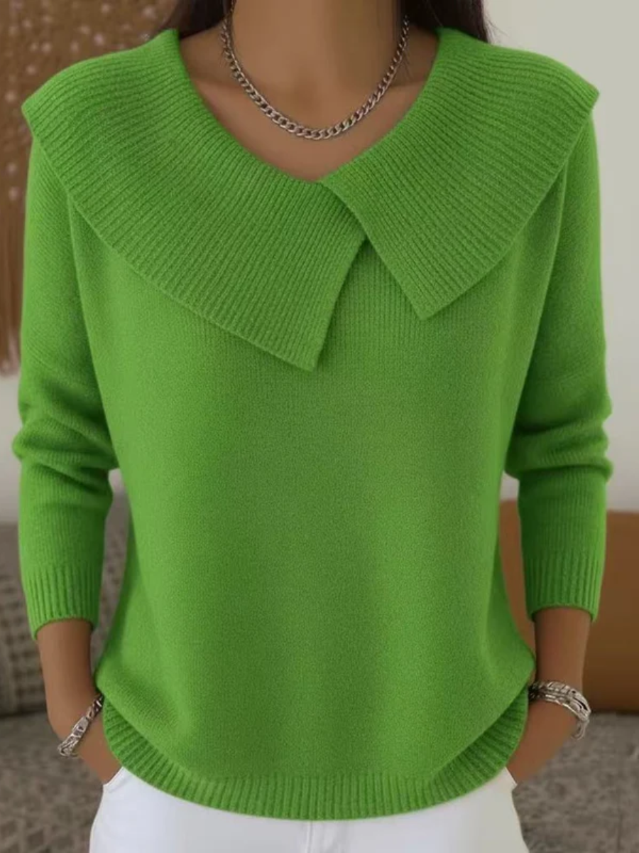 Giuliana™ | Maglia Calda con Colletto Morbido