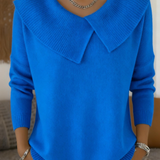 Giuliana™ | Maglia Calda con Colletto Morbido