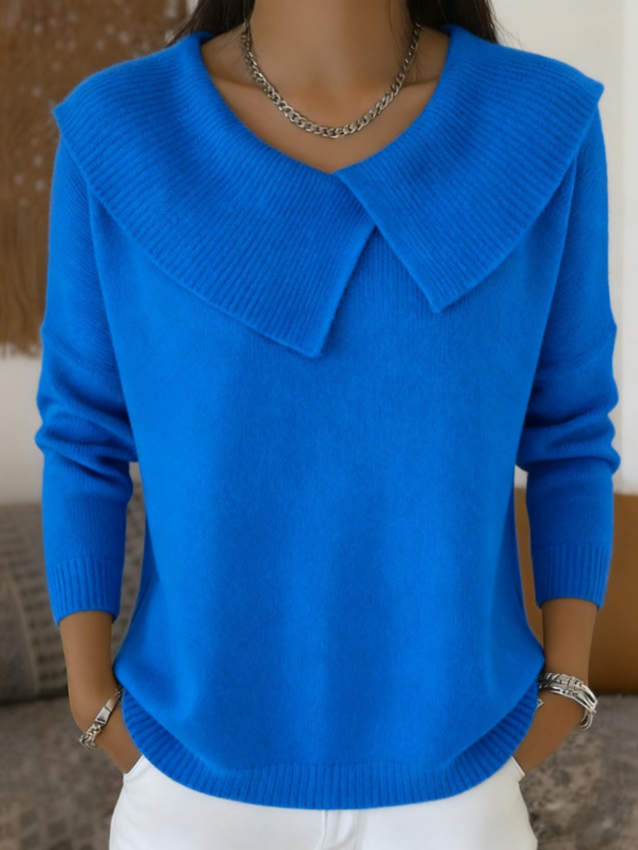 Giuliana™ | Maglia Calda con Colletto Morbido