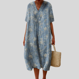 Geneviève - Vestito Estivo Stampato Flattering