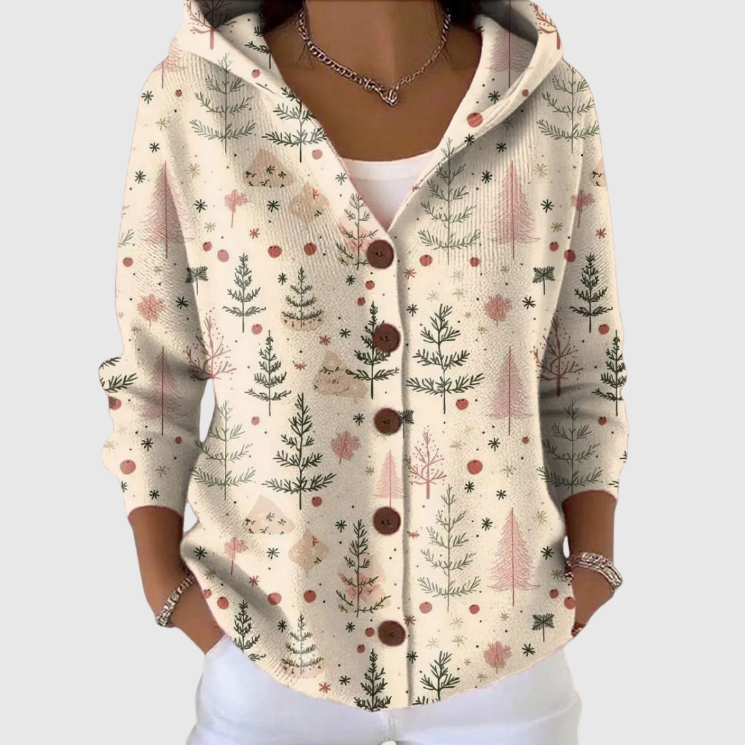 Giacca in Maglia con Cappuccio